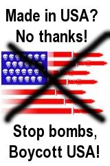 Stop Bombs, Boycott USA
