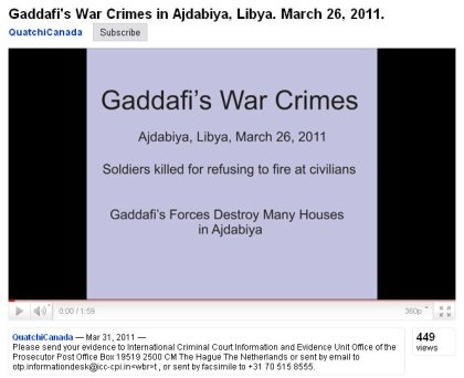 Screenshot: Victims of Ajdabiya NATO massacre presented by QuatchiCanada intro